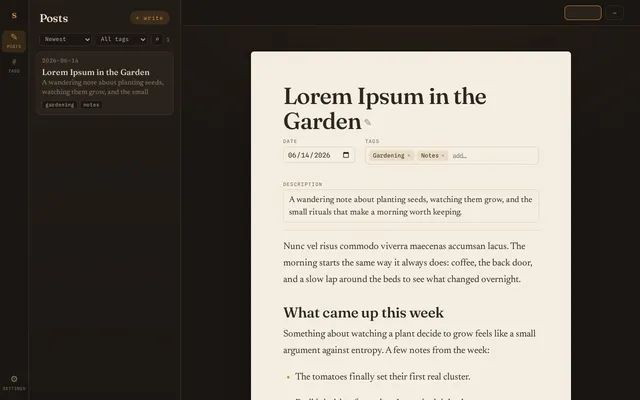 Scribe preview